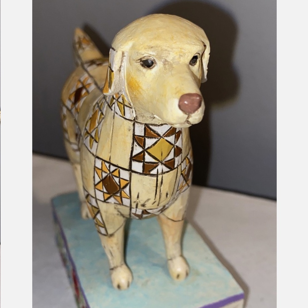 Jim Shore Ignot Golden Retriever Collectible